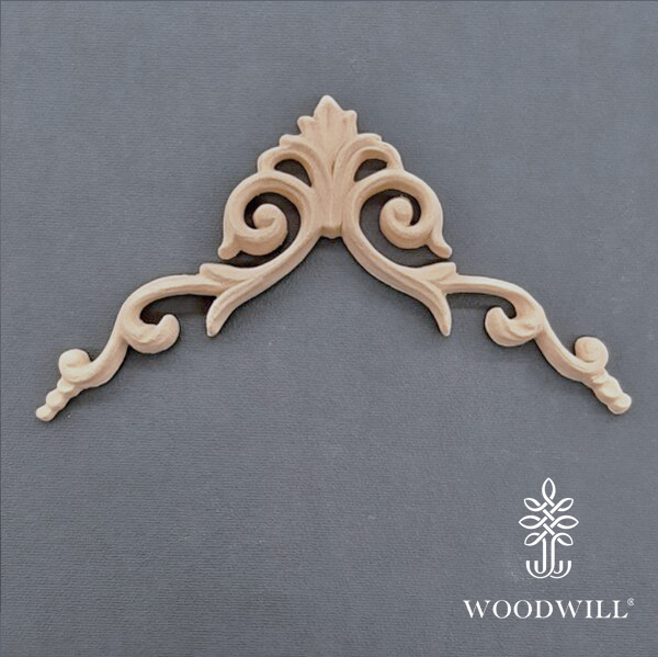 [801232] Wood Carving Decorative Corner 18cm. X 10cm