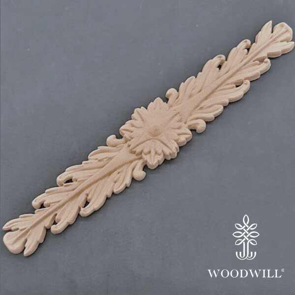 [801348] Wood Carving Decorative Center 28 cm x 5 cm