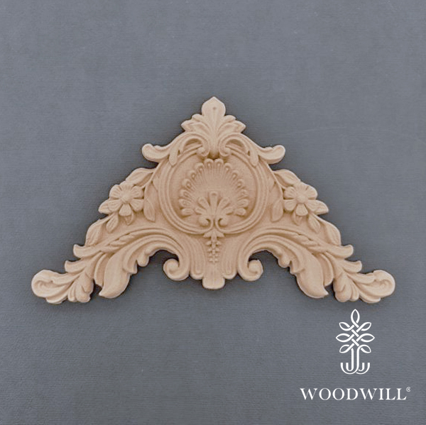 [801354] Wood Carving Decorative Center 17cm. Χ 11 cm