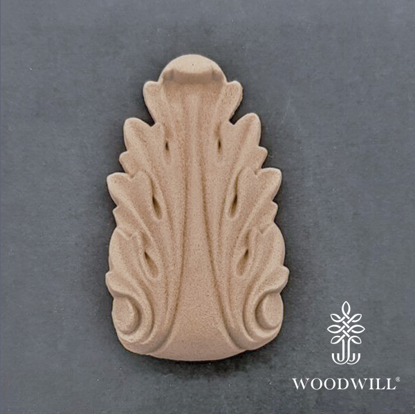 [801369] Wood Carved Decorative Column / Pillar 10 cm x 5.5 cm