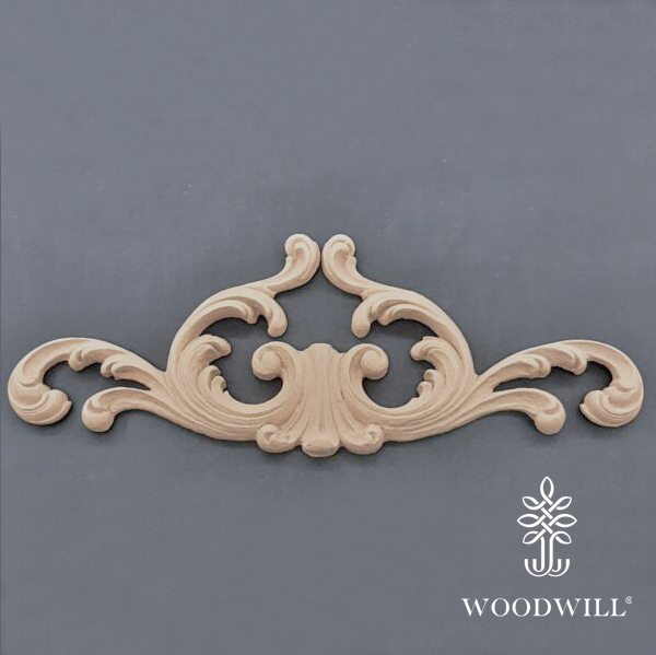 [801418] Wood Carving Decorative Center 28.5 cm x 12cm