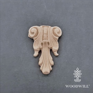 Wood Carved Decorative Column / Pillar 6 cm x 4 cm