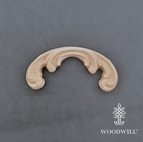 [801654] Wood Carving Decorative Corner 8cm. Χ 3cm