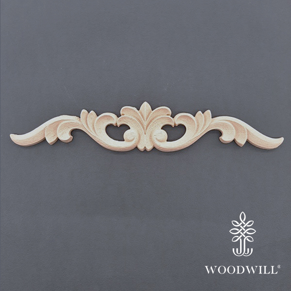 [802090] Wood Carving Decorative Center 22cm x 4cm
