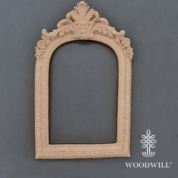 [802133] Wood Carving Decorative Frame 20cm x 12.5cm