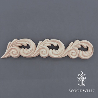 Wood Carved Decorative 15.5cm x 3cm