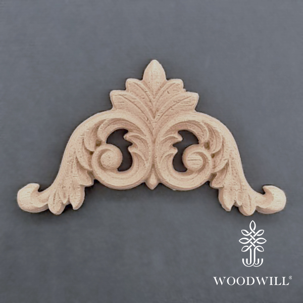 [802174] Wood Carving Decorative Corner 9cmX5cm