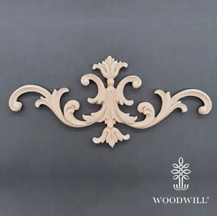 Wood Carving Decorative Center 24 cm x 10 cm