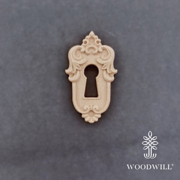[802644] Wood Carving Decorative Lock 3cm x 5cm