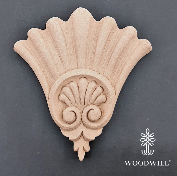 [802862] Wood Carving Decorative 14cm x 14.5cm