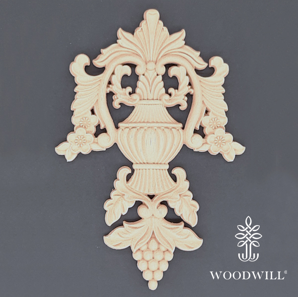 [802867] Wood Carving Decorative 16cm x 23cm.