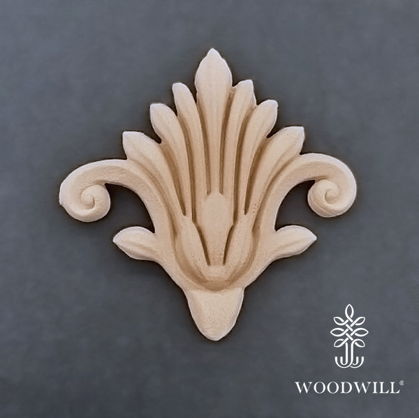 [802976] Wood Carving Decorative 7.5cm. X 7.5cm.