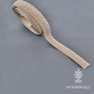 Wood Carved Flexible trimm ~ 215cm. X 2.3cm.