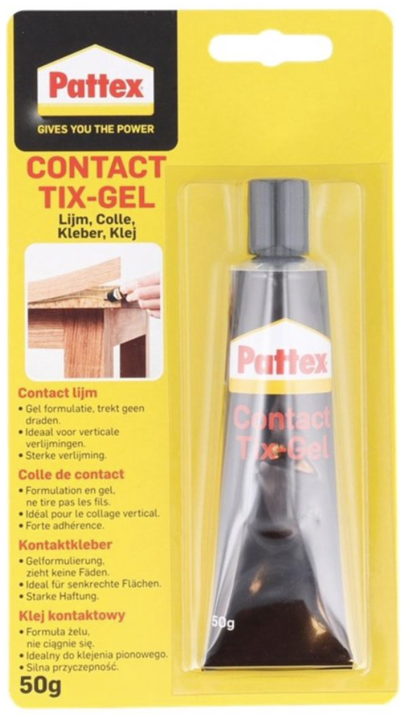 [Contact Tex Gel Glue Pattex 50 gr] Cola Contact Tix Gel Pattex 50 gr