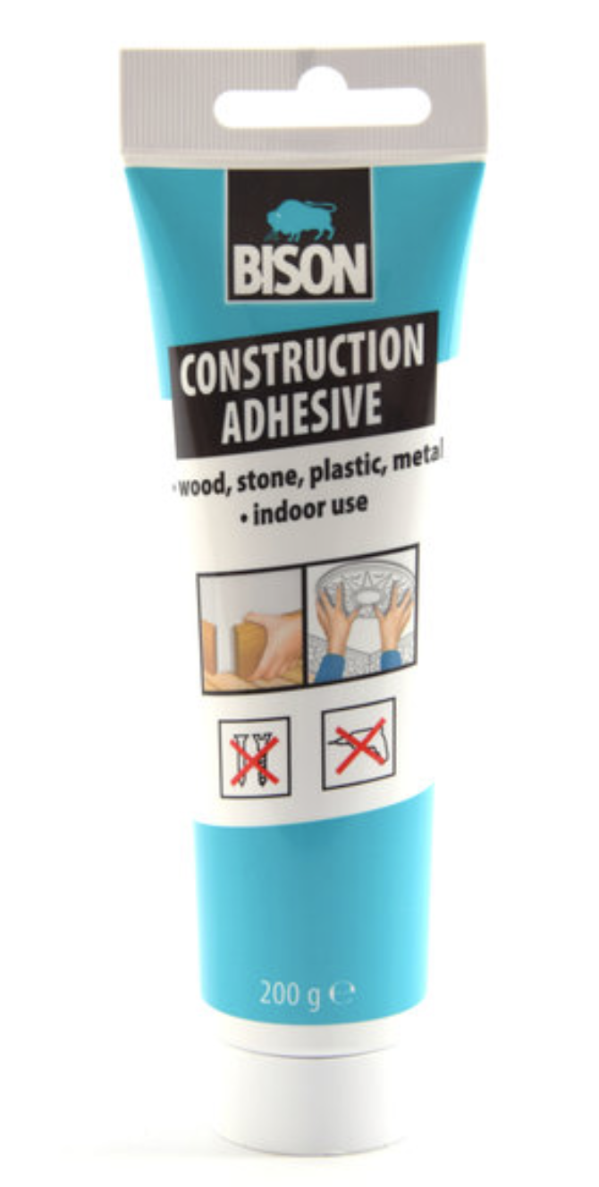 [Construction adhesive paste Bison 200 gr] Οικοδομική κόλλα πάστας Bison 200 γρ 
