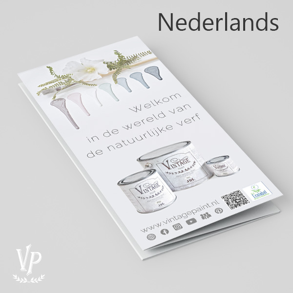 [350719] NL: Brochure - Vintage Paint - Dutch 25 pcs
