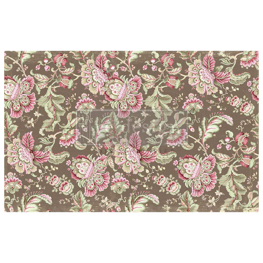 [655350665555] Decoupage Decor Tissue Paper - Floral Paisley