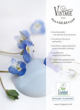 FI Poster - Vintage paint with ECOlabel - Suomi