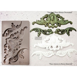 Redesign Décor Moulds® - Thorton Medallion - 1 pc, 12,7 cm x 20,32 cm, 8 mm thickness