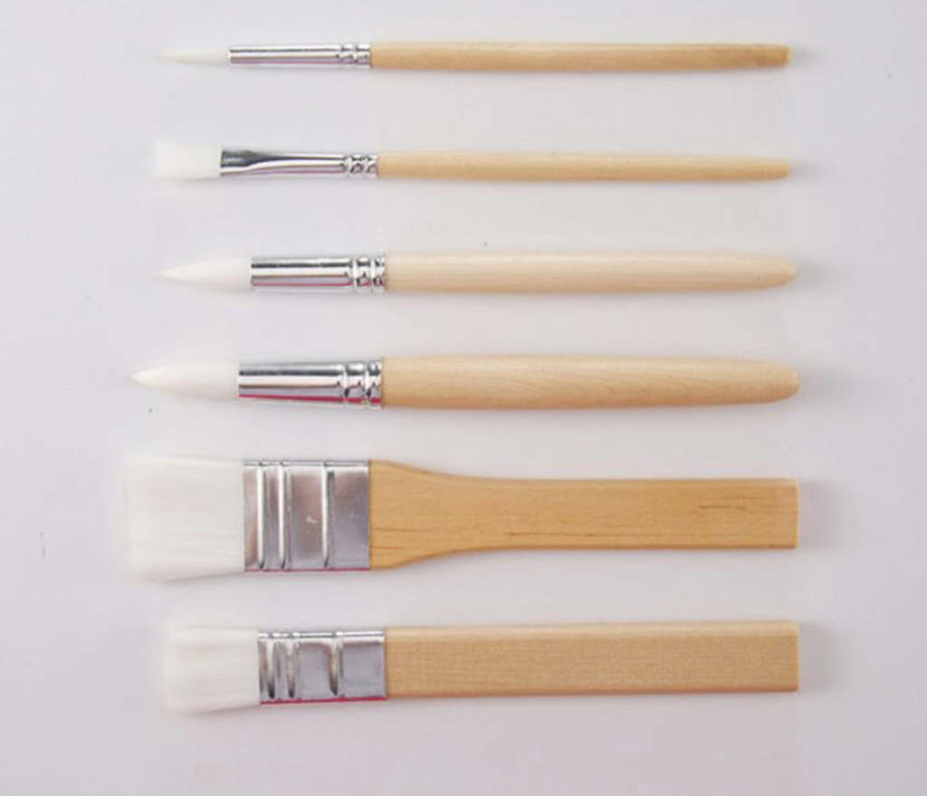 [700371] Brush set 6 pcs very handy for detailing and small projects