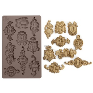 Redesign Décor Moulds® - Grandeur Keyholes - 1 pc, 12,7 cm x 20,32 cm, 8 mm thickness