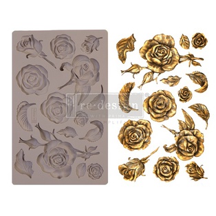 Redesign Decor Moulds® - Fragrant Roses - 5" x 8", 8mm thickness
