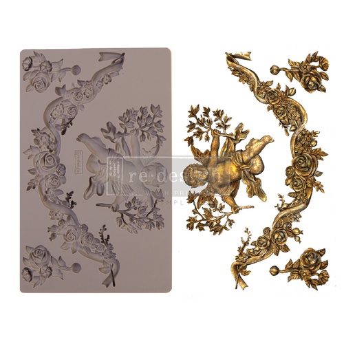 [655350645403] Redesign Decor Moulds® - Divine Floral - 5&quot; x 8&quot;, 8mm thickness