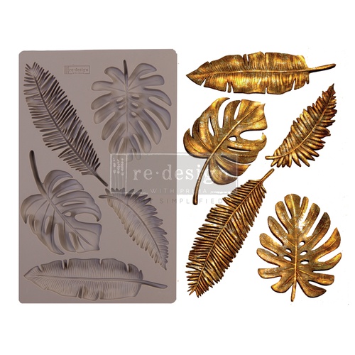 [655350645588] Redesign Décor Moulds® - Monstera - 1 pc, 12,7 cm x 20,32 cm, 8 mm thickness