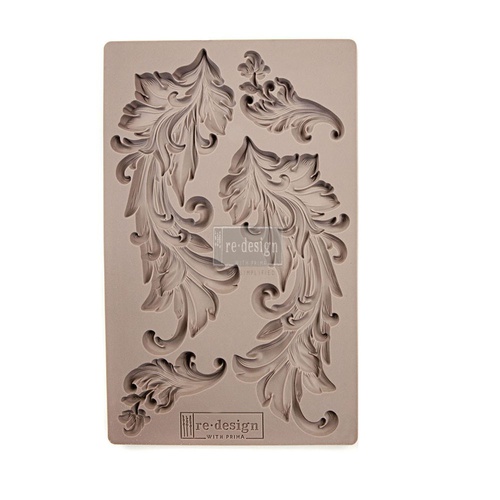 [655350635725] Redesign Décor Moulds® - Baroque Swirls - 1 pc, 12,7 cm x 20,32 cm, 8 mm thickness