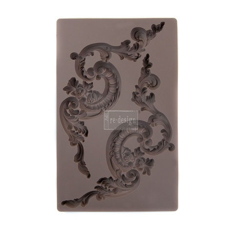 [655350636371] Redesign Décor Moulds® - Italian Villa Scrolls - 1 pc, 12,7 cm x 20,32 cm, 8 mm thickness