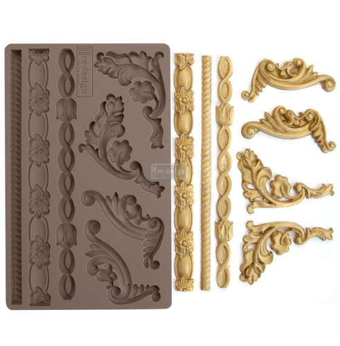 [655350637156] Redesign Décor Moulds® - Italian Accents - 1 pc, 12,7 cm x 20,32 cm, 8 mm thickness
