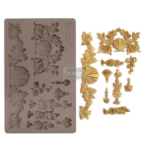 [655350637132] Redesign Décor Moulds® - Seawashed Treasures - 1 pc, 12,7 cm x 20,32 cm, 8 mm thickness