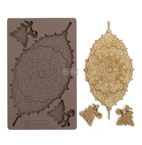 [655350641047] Redesign Décor Moulds® - Morocco Emblem - 1 pc, 12,7 cm x 20,32 cm, 8 mm thickness